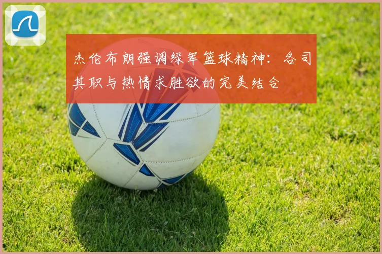杰伦布朗强调绿军篮球精神：各司其职与热情求胜欲的完美结合