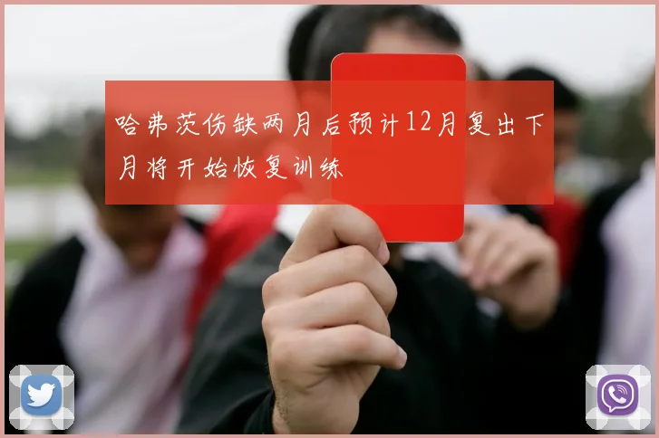 哈弗茨伤缺两月后预计12月复出下月将开始恢复训练